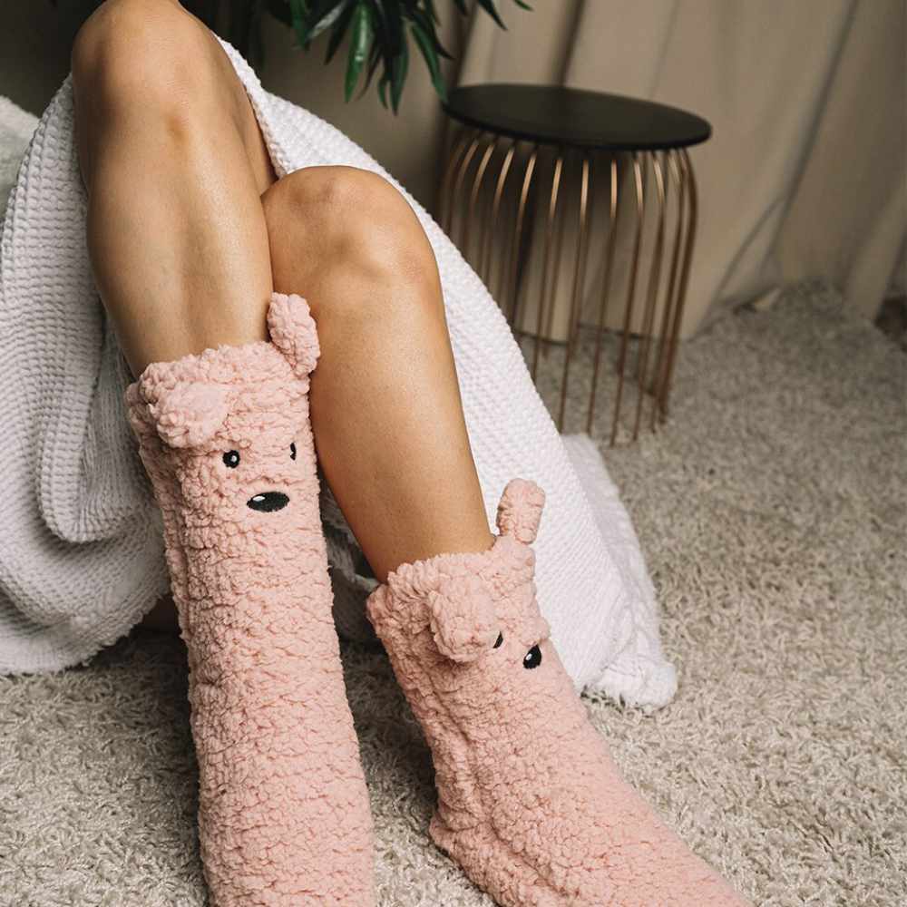 Cozy Sole Zapatillas de Casa Respetuosas Animal Peludo Gris - Love Barefoot  · Calzado respetuoso y minimalista