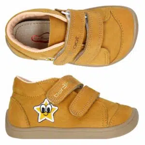 3F Bar3foot Zapatillas Respetuosas Piel Elf Step Mostaza