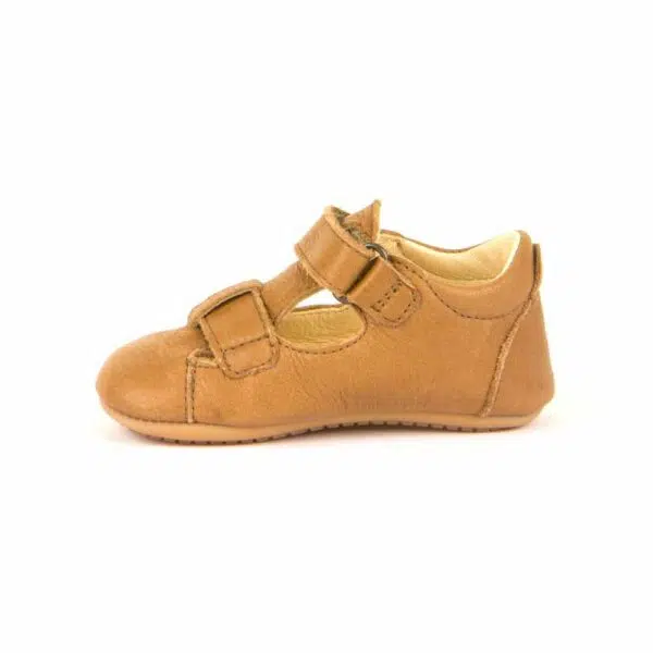 Froddo Primeros Pasos Sandalias Piel Doble Velcro Camel - Imagen 2