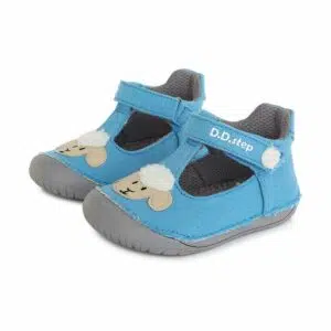 D.D.Step Sandalias Respetuosas Lona Ovejita Azul