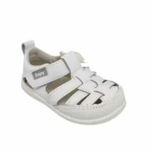 Zapyflex Sandalias Respetuosas Tres Tiras Blanco