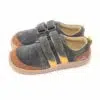 Beda Zapatillas Respetuosas Piel Oliver Gris