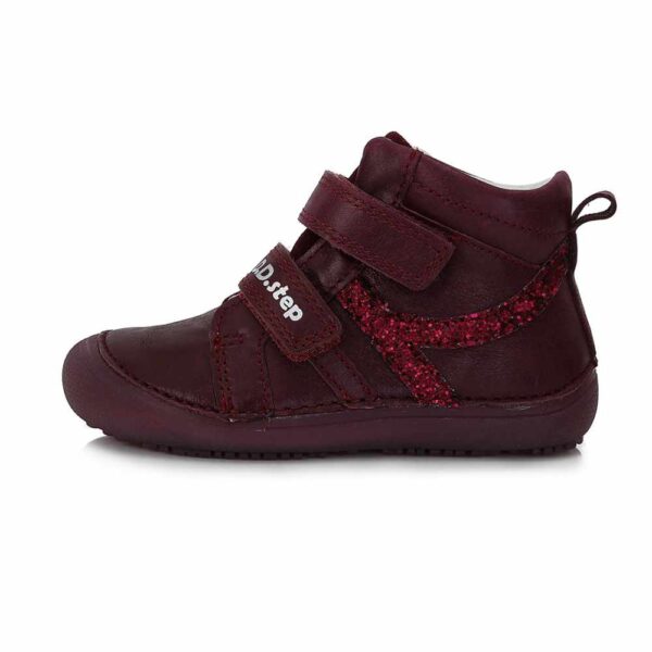 D.D.Step Botas Respetuosas Fluorescentes Glitter Burdeos - Imagen 2