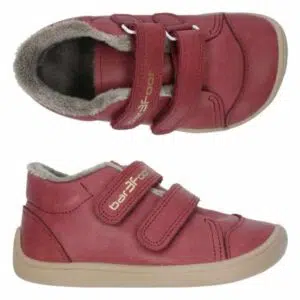 3F Bar3foot Botines Membrana Elf Burdeos Forro