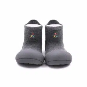 Attipas Basic Doble Calcetín Charcoal Grey